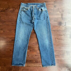 Levi's 501 xx Made in USA Blue Jeans - 33 x 32 (fits 30 x 28.25)